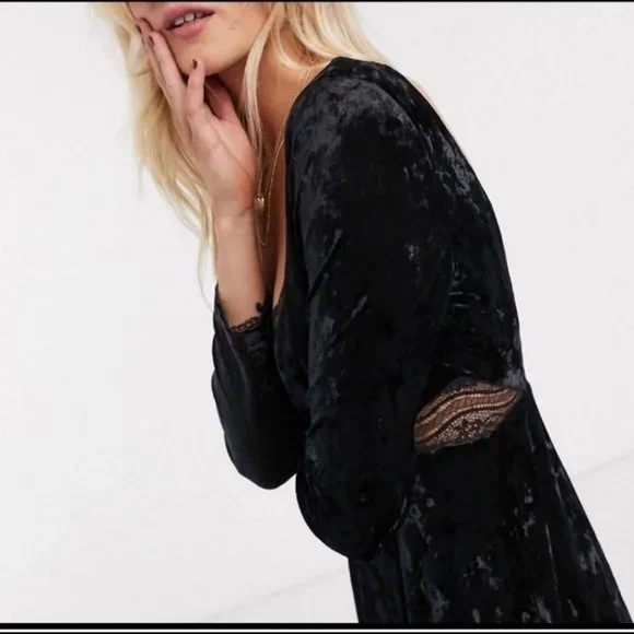 FREE PEOPLE Kat Velvet Mini - Picture 4 of 8